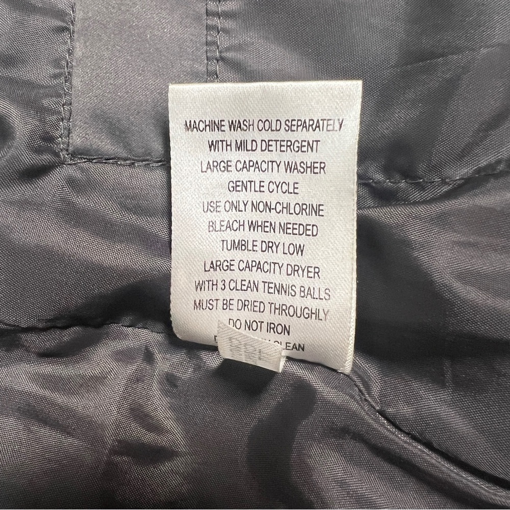 Calvin Klein Gray Down Puffer Jacket Extra Small - Picture 10 of 10